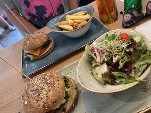 Vegan Burgers at Hans im Glück in Passau