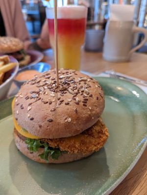 Wolpertinger with exchanged patty at Hans im Glück in Passau