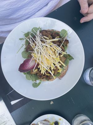 Vegan Chicken Curry Sandwich   at First Eet in Arnhem