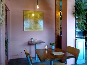 Inside the cafe at First Eet in Arnhem