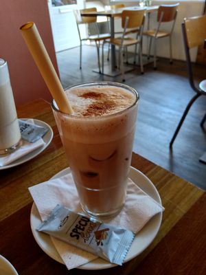 Iced chai latte at First Eet in Arnhem