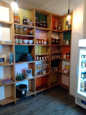 Inside the cafe (June 2025) at First Eet in Arnhem