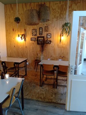 Inside the cafe (June 2025) at First Eet in Arnhem