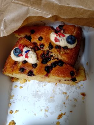 Polenta cake (two, to takeaway) at First Eet in Arnhem