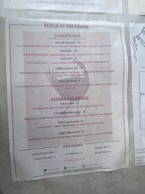 Lunch  at Wild Goose Tavern in Chatham