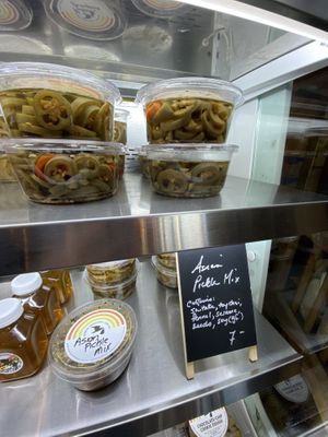 Pickled vegetables   at Sunbird Cape Cod in Orleans