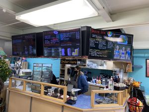 Counter at Puka Dog in Koloa