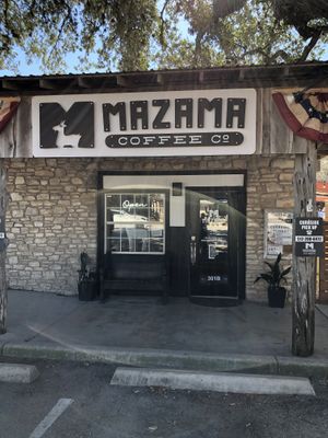 Exterior (patio is on the right)  at Mazama Coffee Co in Dripping Springs