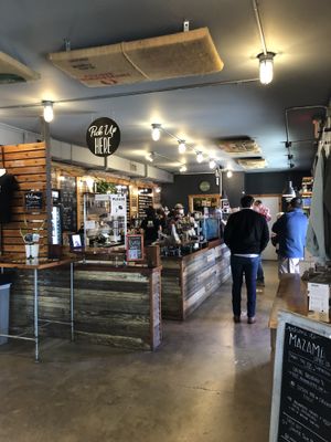 Order at counter  at Mazama Coffee Co in Dripping Springs