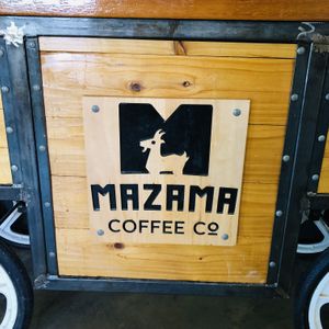 Logo  at Mazama Coffee Co in Dripping Springs