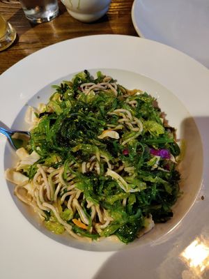 Asian noodle salad at Pines Public House & Eatery in Berlin