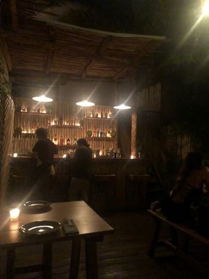 super cozy place ❤️ at Pizza Papi in Tulum