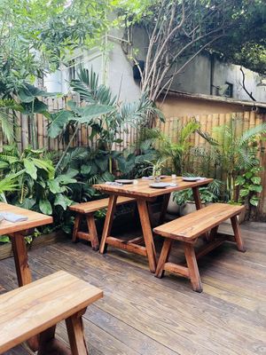 Outside area   at Pizza Papi in Tulum