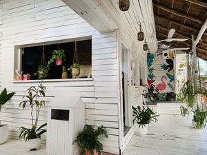 Cute space  at Pizza Papi in Tulum