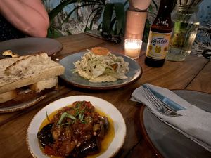 Starters  at Pizza Papi in Tulum