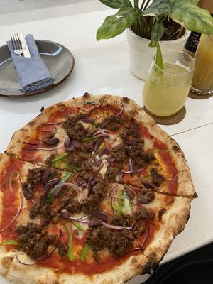   at Pizza Papi in Tulum