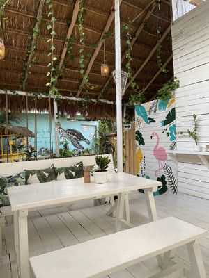   at Pizza Papi in Tulum