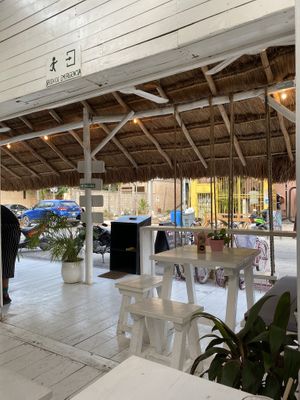   at Pizza Papi in Tulum