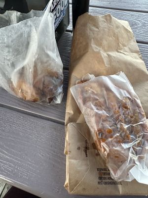 Yummy greasy boardwalk food  at Seaside Empanadas in Seaside Heights