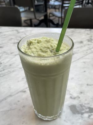 Frozen Matcha Drink  at Freesoulcaffe in Tustin