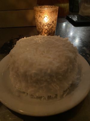 Coconut cake   at Freesoulcaffe in Tustin
