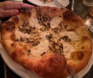Mushroom pizza   at Freesoulcaffe in Tustin