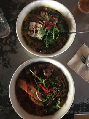 Curry - Top and Kimchi - Bottom  at Freesoulcaffe in Tustin