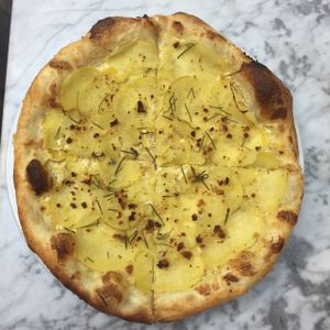 potato pizza :))) at Freesoulcaffe in Tustin