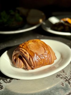 Chocolate Croissant   at Freesoulcaffe in Tustin