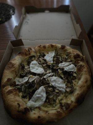 Mushroom Pizzaa  at Freesoulcaffe in Tustin