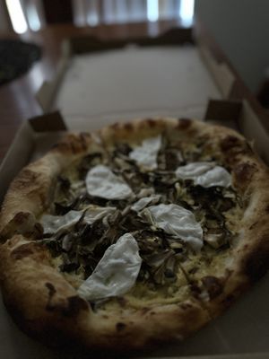 Mushroom Pizza  at Freesoulcaffe in Tustin