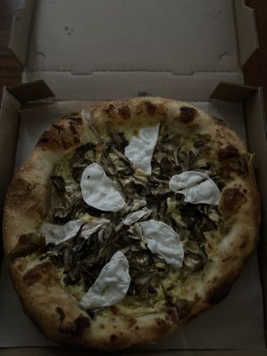 Mushroom Pizza  at Freesoulcaffe in Tustin