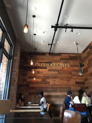 Inside the Cafe at Freesoulcaffe in Tustin