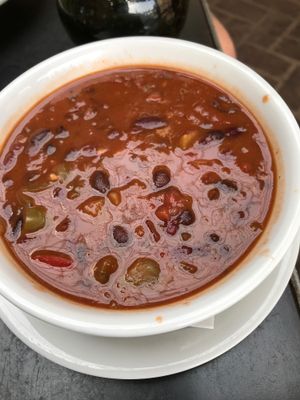 Chili Soup at Freesoulcaffe in Tustin
