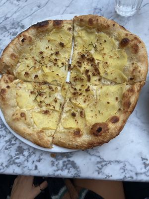 Potato pizza  at Freesoulcaffe in Tustin