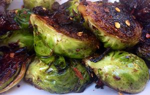 Better than many non-vegan brussel sprouts 😋 at Freesoulcaffe in Tustin