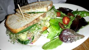 Alfalfa Sprouts Sandwich at Freesoulcaffe in Tustin