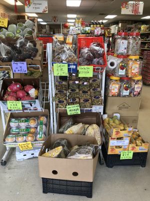 Variety of fresh fruits.  at Chun Ching Market in Gainesville