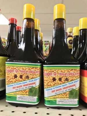 Soy sauce of course  at Chun Ching Market in Gainesville