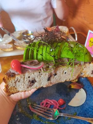 Thicc slice of sourdough at Castro's in Honolulu