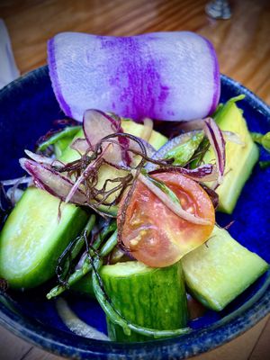 Pickled cucumber.   at Castro's in Honolulu