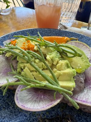 Avocado toast   at Castro's in Honolulu