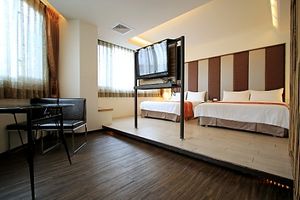Deluxe Twin Room at City Home Hostel in Hualien