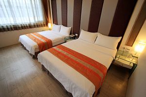 Deluxe Twin Room at City Home Hostel in Hualien