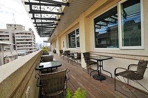 Garden at City Home Hostel in Hualien