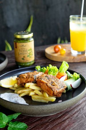 Tofish & Chips at Sayavegan in Kuta