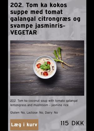 Vegan at Kiin Kiin Aarhus in Aarhus