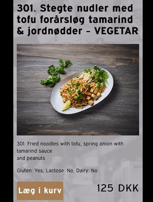 Vegan at Kiin Kiin Aarhus in Aarhus