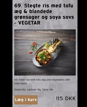 Vegan at Kiin Kiin Aarhus in Aarhus