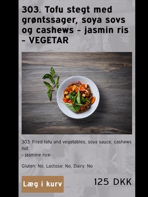 Vegan at Kiin Kiin Aarhus in Aarhus